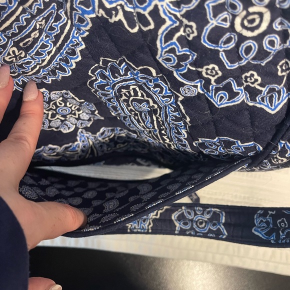 Blue Bandana Vera Bradley tote RARE - Picture 3 of 5